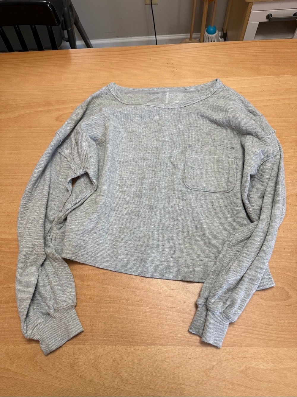 Aerie oversize crop sweatshirt